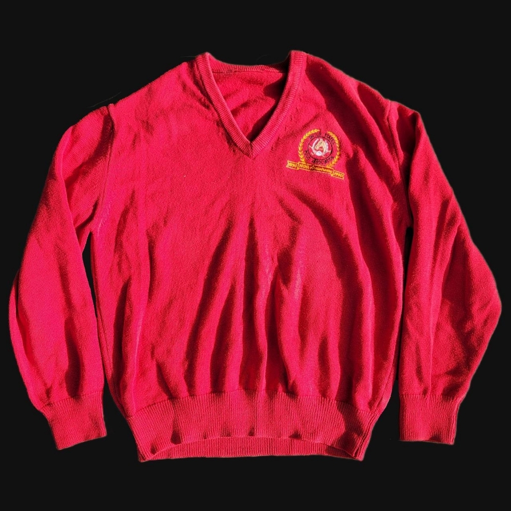 US Polo Association 100th Anniversary vintage 90s red sweater 🏇˖